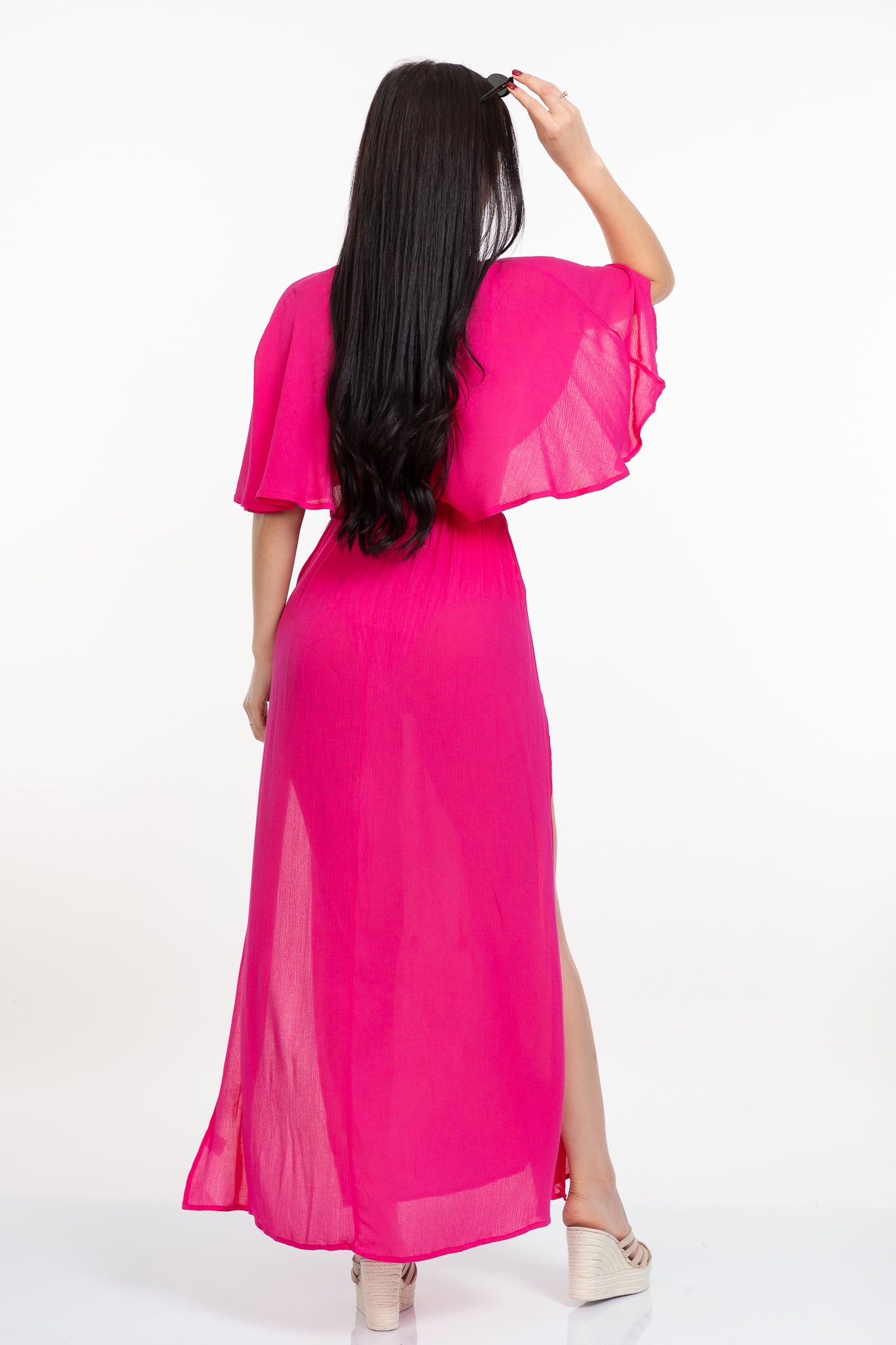 Vestido de Playa Camille Fucsia
