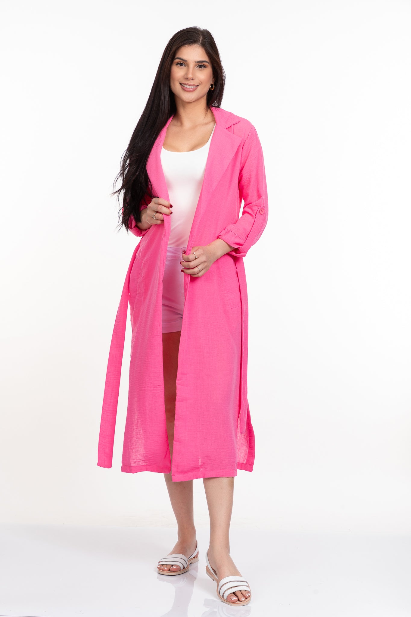 Gabardina Gabrielle Fucsia