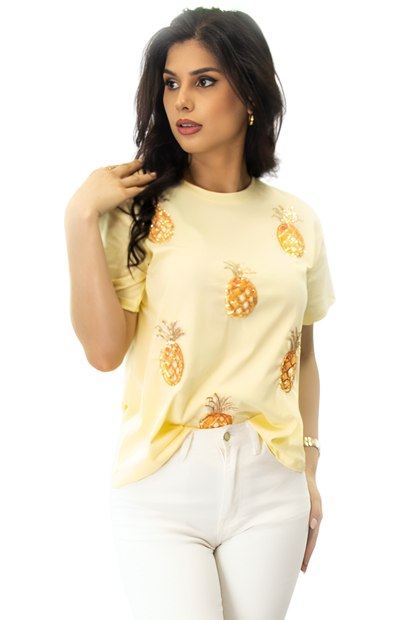 Blusa Pineapples Amarillo