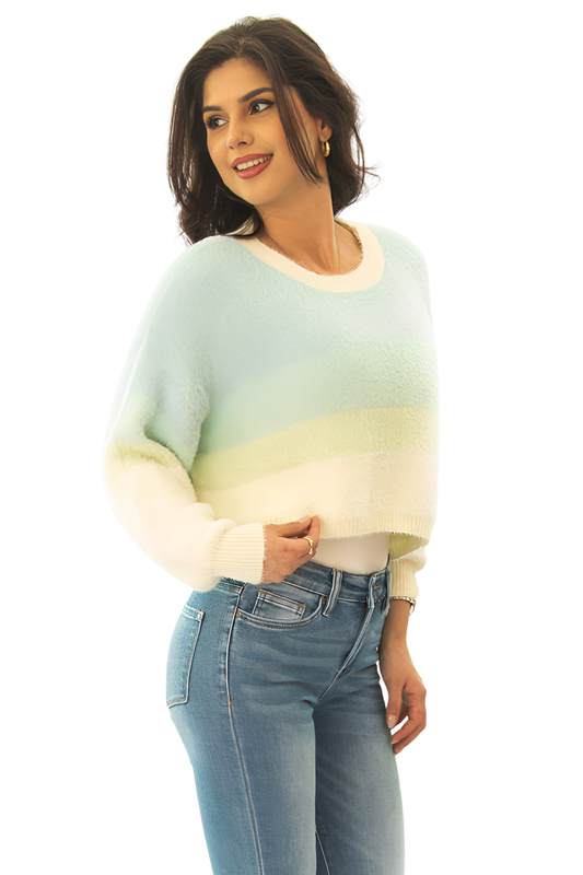 Sweater Rainbow Blue