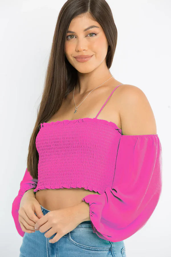 Blusa Georgia Fucsia